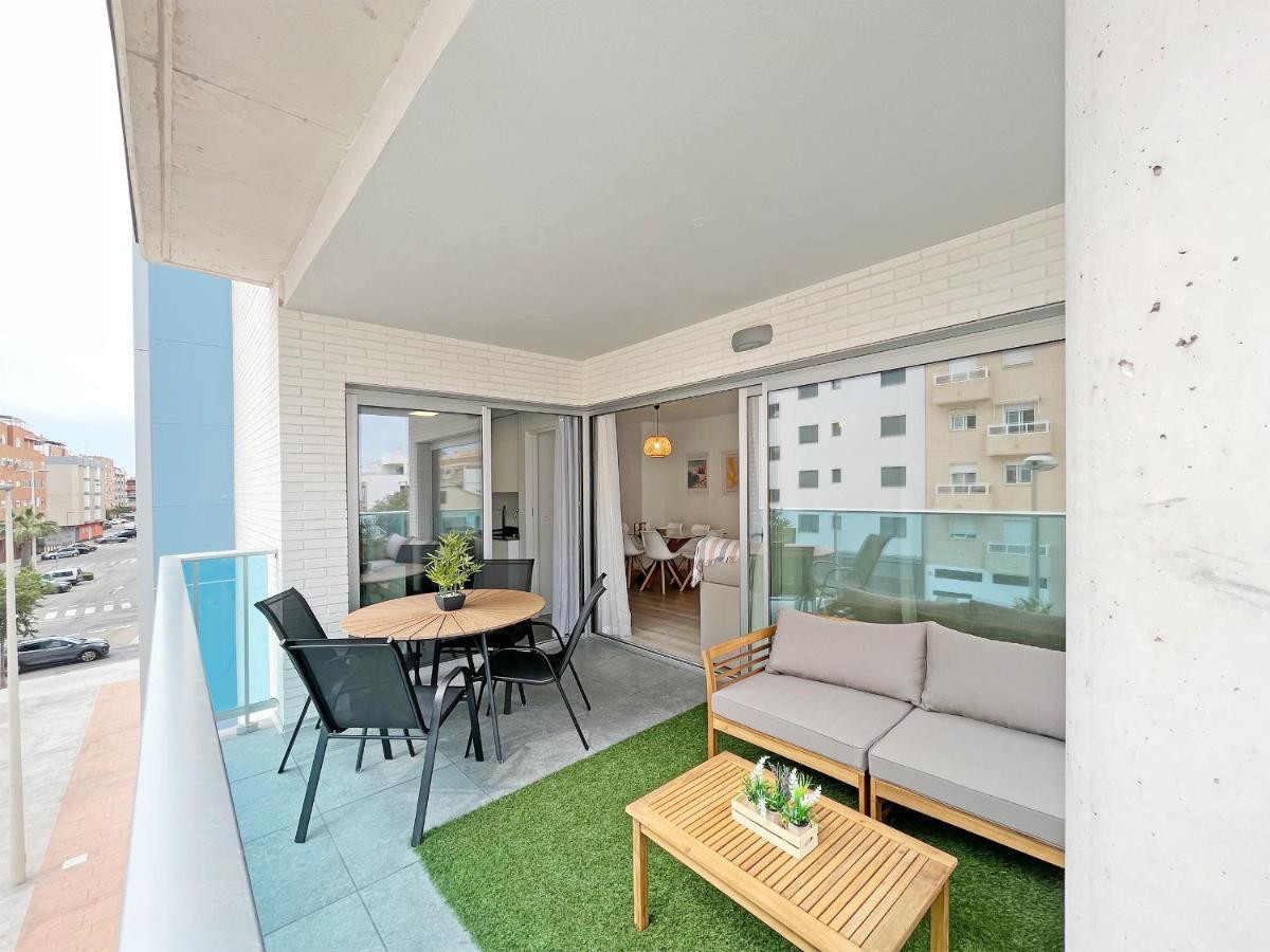 Global Properties, Moderno Apartamento A 3 Minutos De La Playa Sagunto Eksteriør bilde