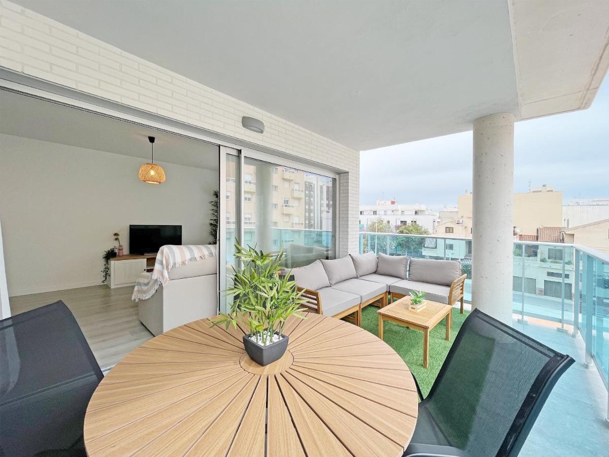 Global Properties, Moderno Apartamento A 3 Minutos De La Playa Sagunto Eksteriør bilde